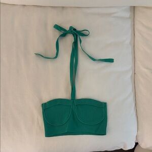 Zara Green Halter Top
